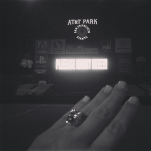 Kim Kardashian's engagement ring