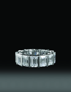 emerald diamond band